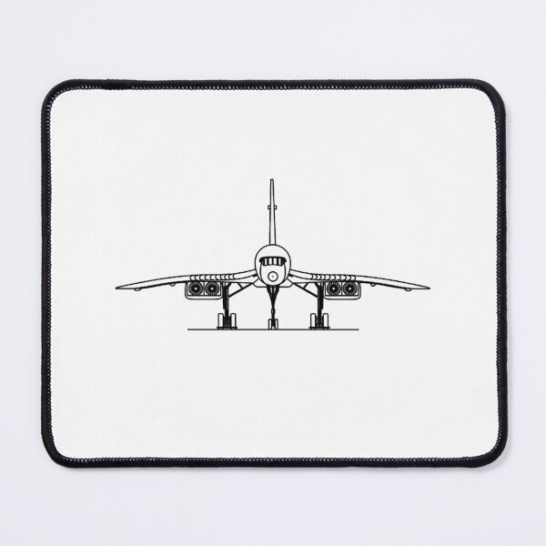 Item preview, Concorde Supersonic Airliner Blueprint (white) designed and sold by RyansWorkshop.