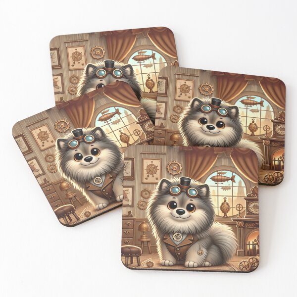 Item preview, Steampunk Keeshond designed and sold by Sillytoe.