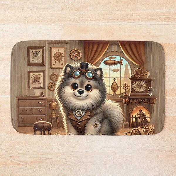 Item preview, Steampunk Keeshond designed and sold by Sillytoe.
