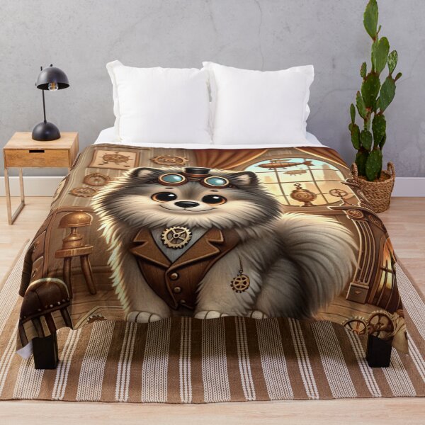 Item preview, Steampunk Keeshond designed and sold by Sillytoe.
