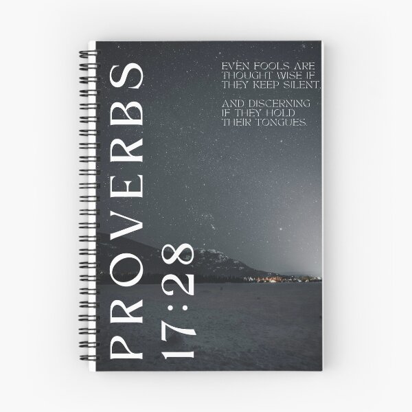 Item preview, Proverbs 17:28 designed and sold by darkskinbender.