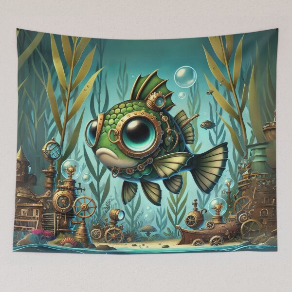 Item preview, Steampunk Kelp Greenling designed and sold by Sillytoe.