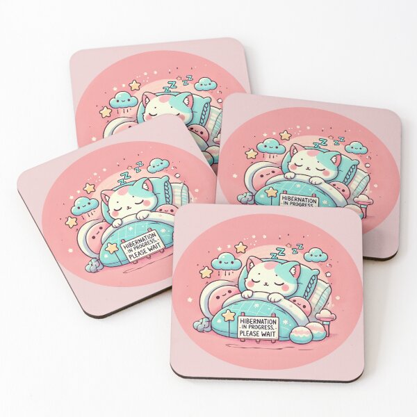 Item preview, KAWAII KITTY SLEEPING designed and sold by La Loca.
