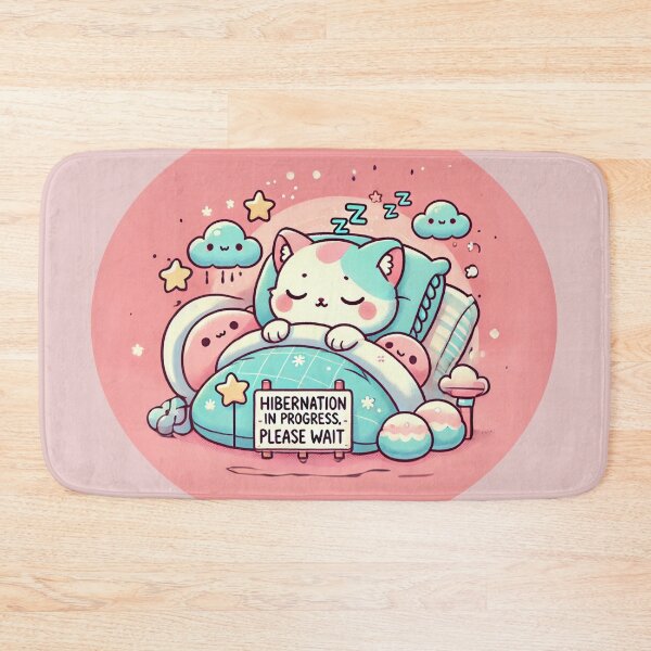 Item preview, KAWAII KITTY SLEEPING designed and sold by La Loca.