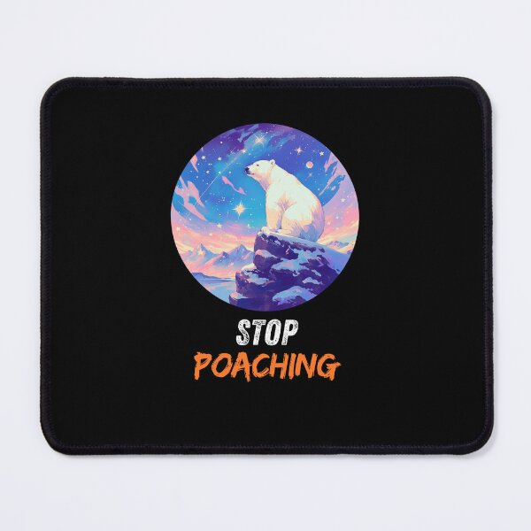 Item preview, Stop poaching Polar Bear designed and sold by SMARTKIT DESIGNAGENCY.