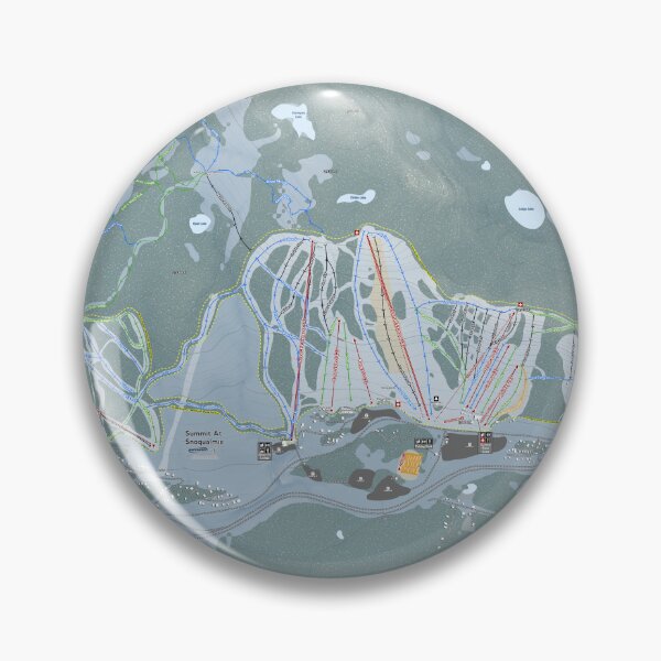 Item preview, Summit At Snoqualmie Resort Trail Map designed and sold by Mapsynergy.