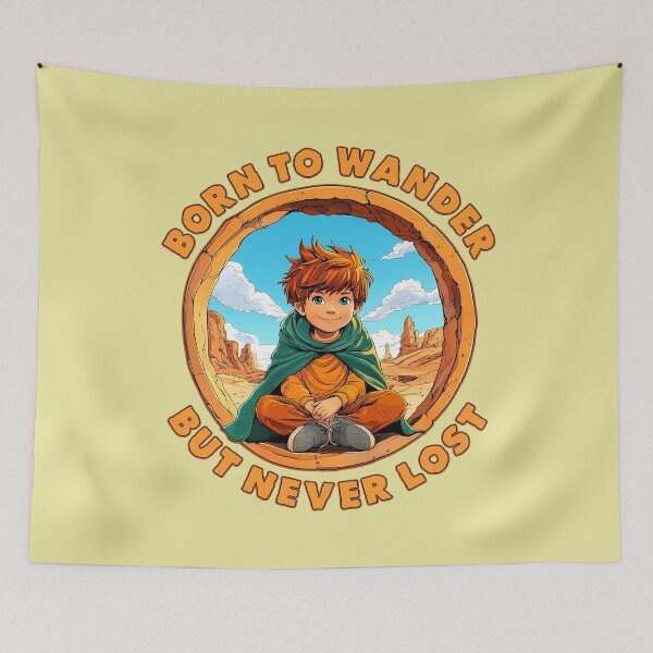 Item preview, Born to Wander But Never Lost  designed and sold by TheSillySartor.