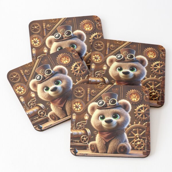 Item preview, Steampunk Kermode Bear designed and sold by Sillytoe.