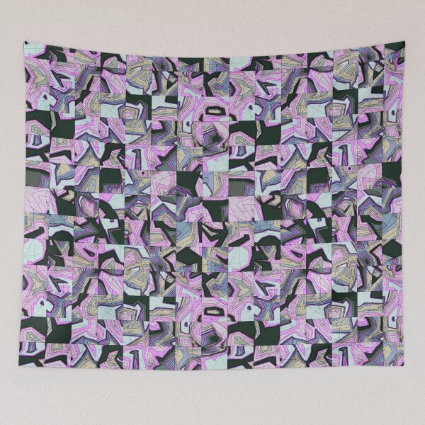 Item preview, Fractured Pastel Checkers designed and sold by Alphameter.