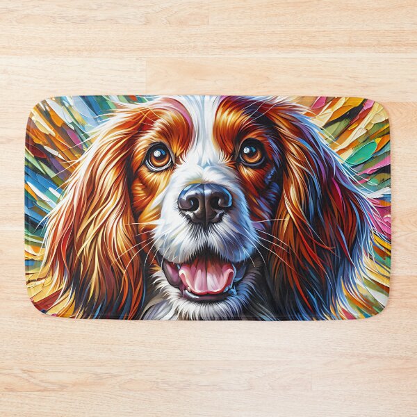 Item preview, Welsh Springer Spaniel Dog Portrait Acrylic Art Print Pet Portrait Gifts for Dog Lovers designed and sold by Puppy Puzzles Plus.
