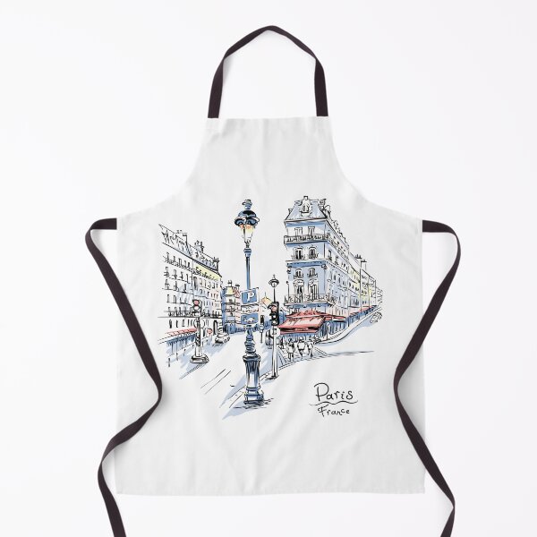 Item preview, Women Beautiful Romantic Paris France Street View Watercolor T-Shirt designed and sold by MPDesignStudio.