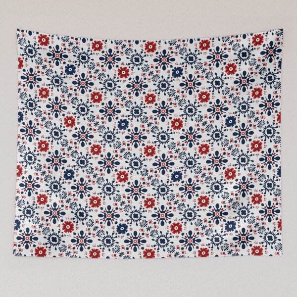 Item preview,  Christmas Folk Art Floral Pattern designed and sold by 89BLACK.
