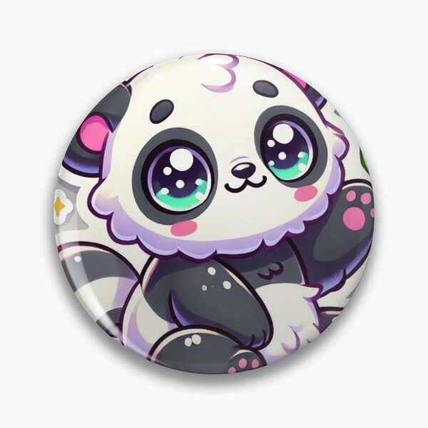 Item preview, Adorable Cartoon Panda Sticker with Bamboo designed and sold by Atriste.