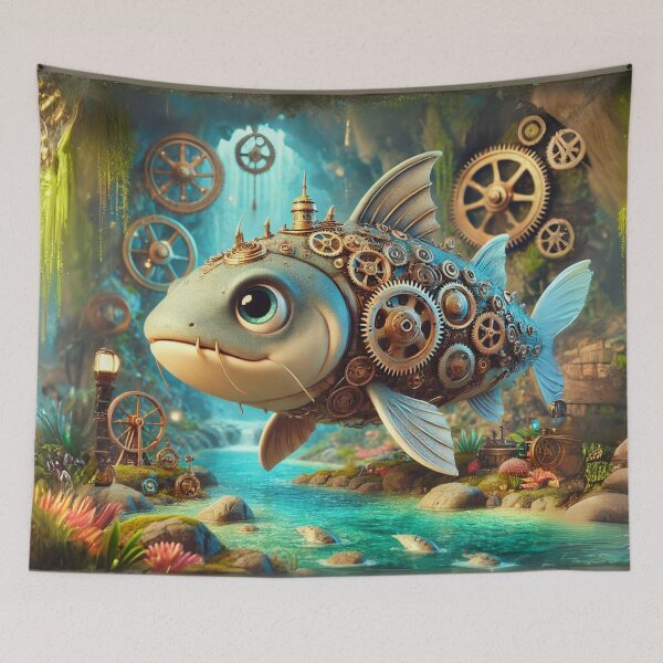 Item preview, Steampunk Kaluga Sturgeon designed and sold by Sillytoe.