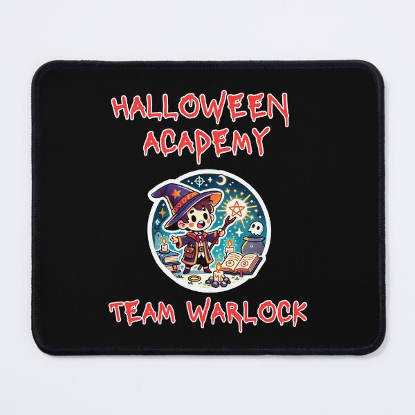 Item preview, Halloween Academy Team Warlock T-Shirt designed and sold by Manic Merch Designs.