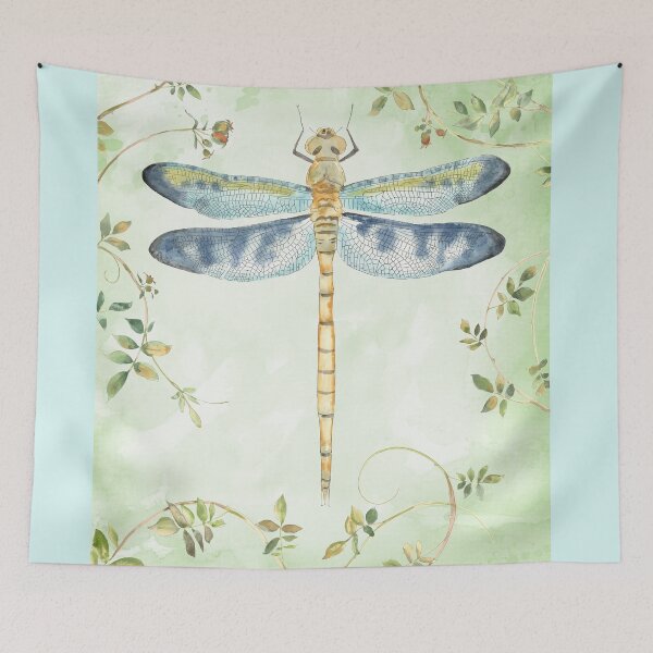 Item preview, Dragonfly With Rose Hips D1 designed and sold by Jean Plout.