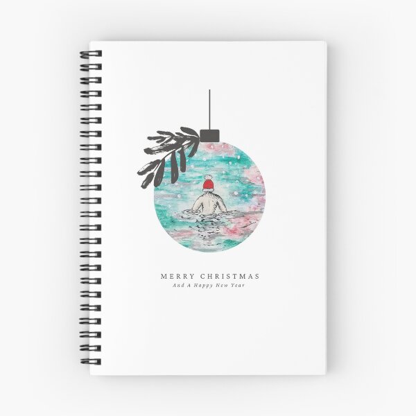 Item preview, Mens Christmas Wild Swimmer  designed and sold by Breezy Cove Art.