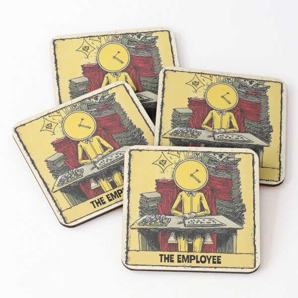 Item preview, The employee tarot card aesthetic, office worker designed and sold by Martist86.