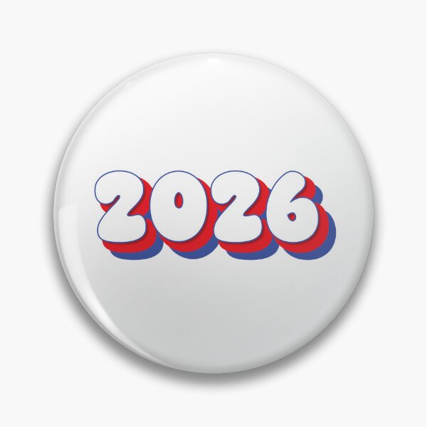 Item preview, 2026 Year - Twenty Twenty Six - Red, White, Blue - Typography  - Class of 2026 - New Year 2026 designed and sold by TheIconShop.