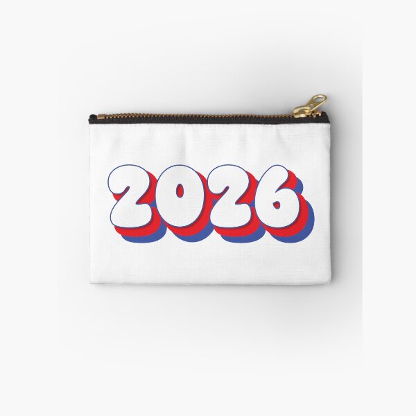 Item preview, 2026 Year - Twenty Twenty Six - Red, White, Blue - Typography  - Class of 2026 - New Year 2026 designed and sold by TheIconShop.