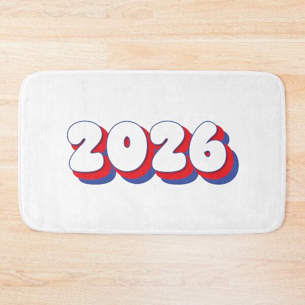 Item preview, 2026 Year - Twenty Twenty Six - Red, White, Blue - Typography  - Class of 2026 - New Year 2026 designed and sold by TheIconShop.