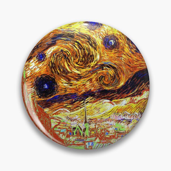 Item preview, STARRY NIGHT: Vincent Van Gogh Anstract Painting Print  designed and sold by posterbobs.