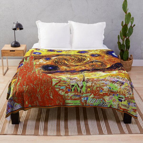Item preview, STARRY NIGHT: Vincent Van Gogh Anstract Painting Print  designed and sold by posterbobs.