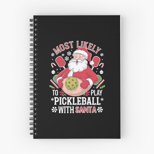 Item preview, Most Likely To Play Pickleball With Santa designed and sold by GRABAPSHOP.