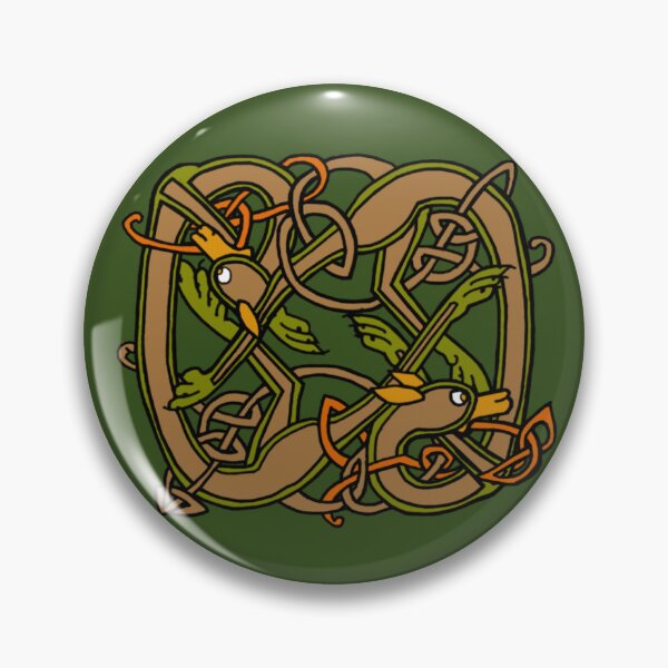 Item preview, Celtic Hound Knots 2024 Khaki Green designed and sold by Donnahuntriss.