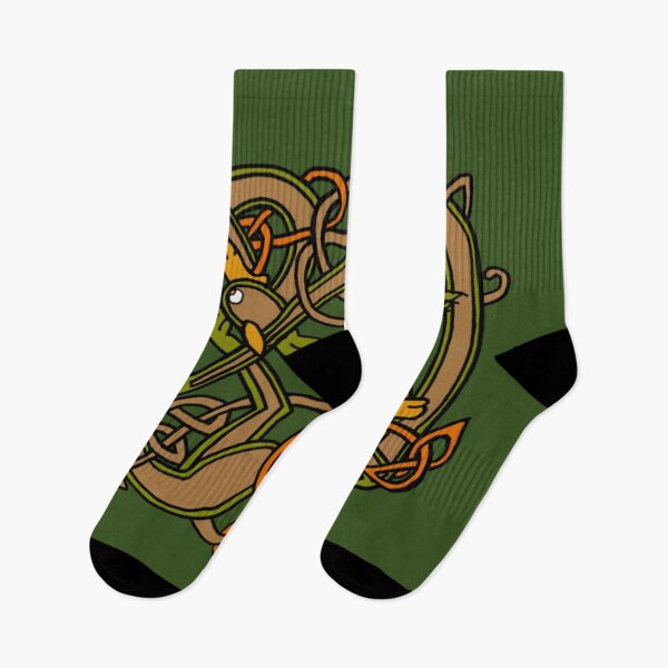 Item preview, Celtic Hound Knots 2024 Khaki Green designed and sold by Donnahuntriss.