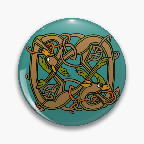 Item preview, Celtic Hound Knots 2024 Teal Green designed and sold by Donnahuntriss.