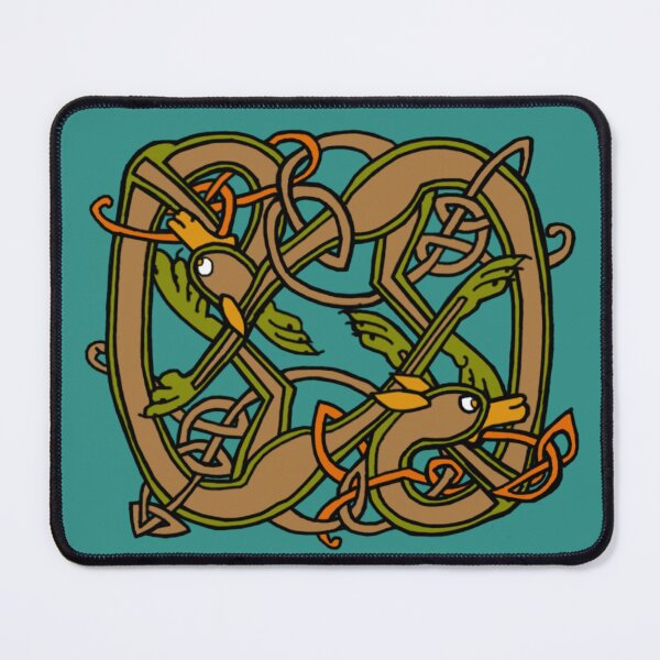 Item preview, Celtic Hound Knots 2024 Teal Green designed and sold by Donnahuntriss.