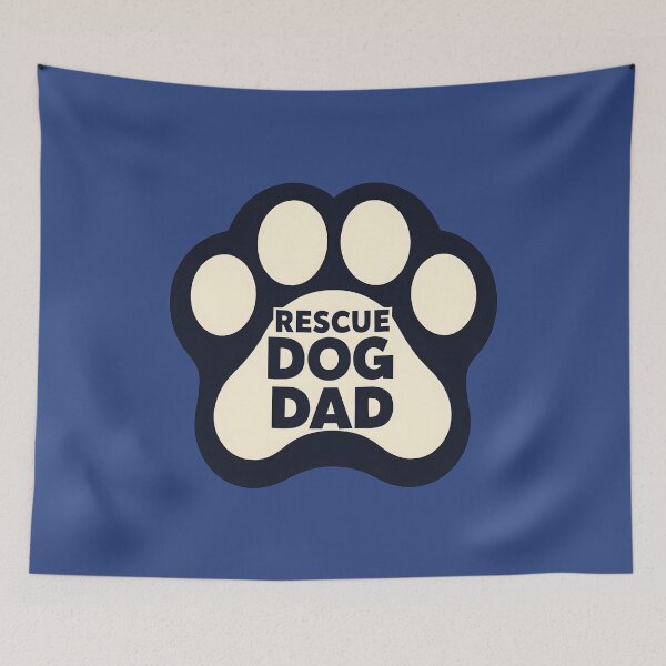 Item preview, Dog Dad – Retro Sunset Dog Lover Design - Adopt don't shop II designed and sold by brindled.