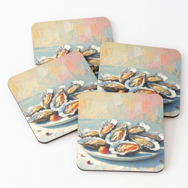 Item preview, Oysters Foody Art Prints designed and sold by Random Designs.