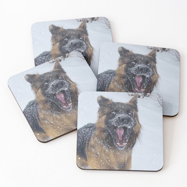 Item preview, Illustration snow dog designed and sold by Mukamil.
