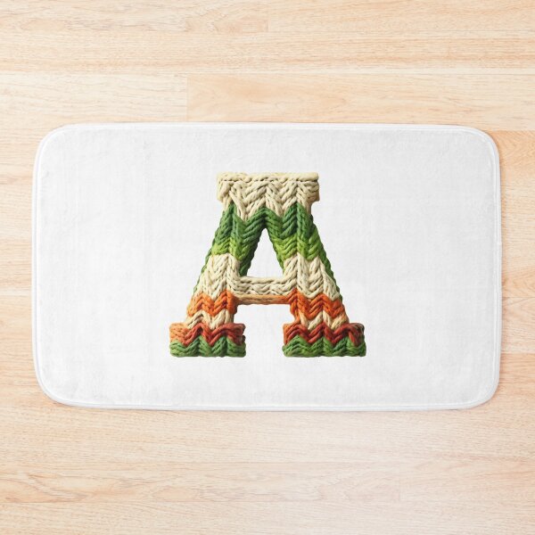 Item preview, A monogram waffle stitch designed and sold by Monascreativeempire.