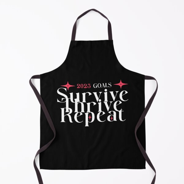 Item preview, 2025 Goals T-Shirt: Survive, Thrive, Repeat – Motivational Design for Success designed and sold by Quote Frame.