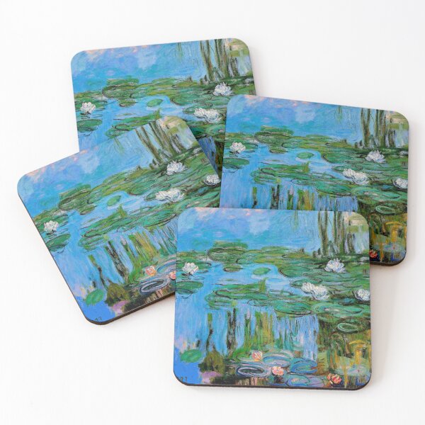Artikelvorschau, Monet: Seerosenteich, Vintage-Gemäldedruck entworfen und verkauft von posterbobs.