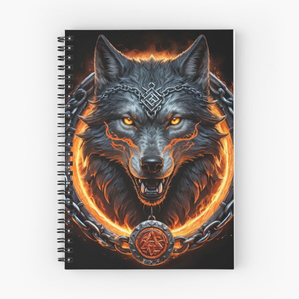 Item preview, Fierce Wolf With Fiery Eyes designed and sold by RebelPaintBrush.