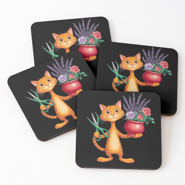 Item preview, Feline Flourish: A Cat’s Guide to Gardening designed and sold by IBKarteffects.