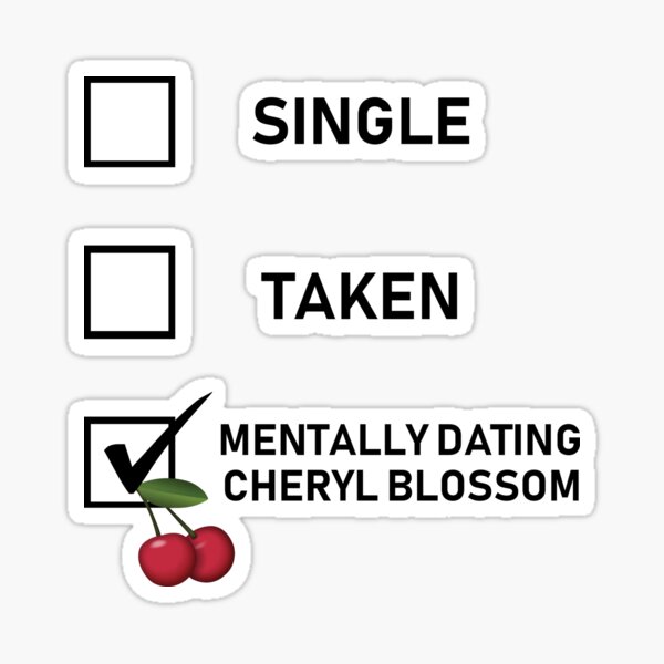 Citas Cheryl Blossom v2 Pegatina