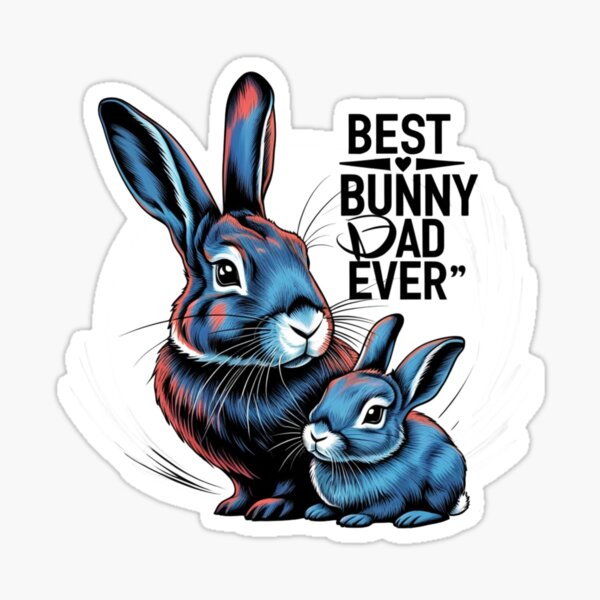 Item preview, Best Bunny Dad Ever | Adorable Rabbit Lover Design designed and sold by Best DXG .