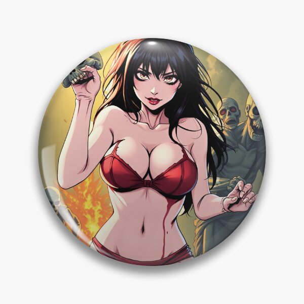 Item preview, Sexy Anime Girl Displays A Skull  designed and sold by KnottyToons.