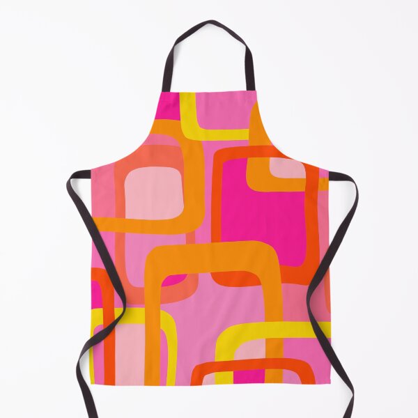 Item preview, Iconic Mid Century Modern Pattern in Pink and Orange designed and sold by Deutschic.