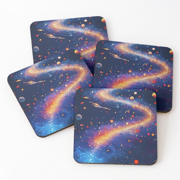 Item preview, Breathtaking Surreal Landscape with Fiery Orange Planet and Cosmic Sky designed and sold by VibeTCreations.