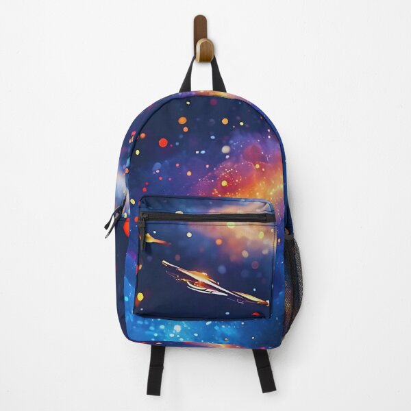 Item preview, Breathtaking Surreal Landscape with Fiery Orange Planet and Cosmic Sky designed and sold by VibeTCreations.