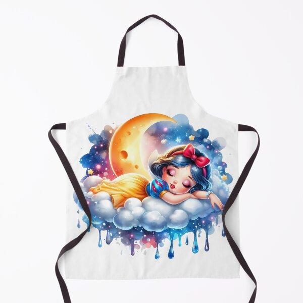 Item preview, Snow White Moon and Clouds Watercolor Splash designed and sold by frosticakes.