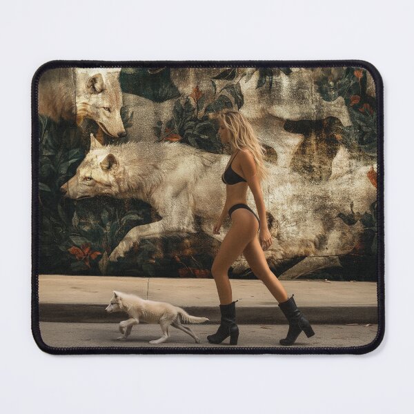 Item preview, White Wolf Mural designed and sold by annimo.