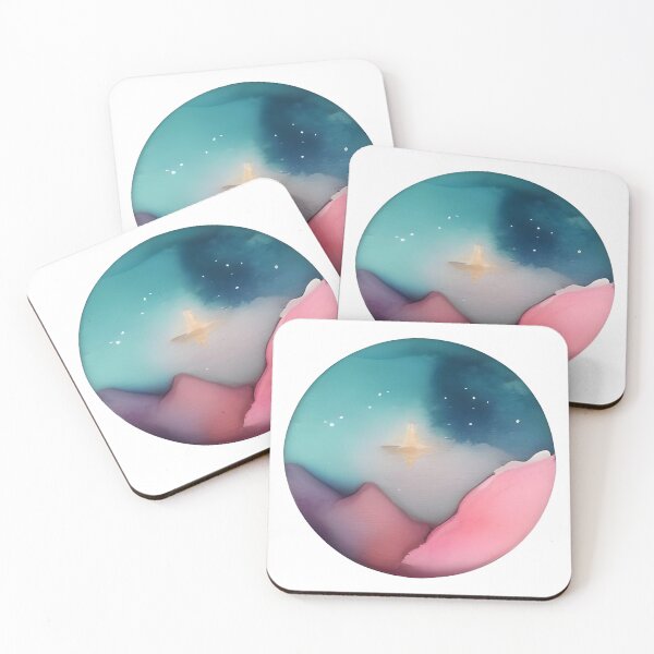 Item preview, Celestial Glow Over Dreamlike Hills designed and sold by SavvyJuanDesign.