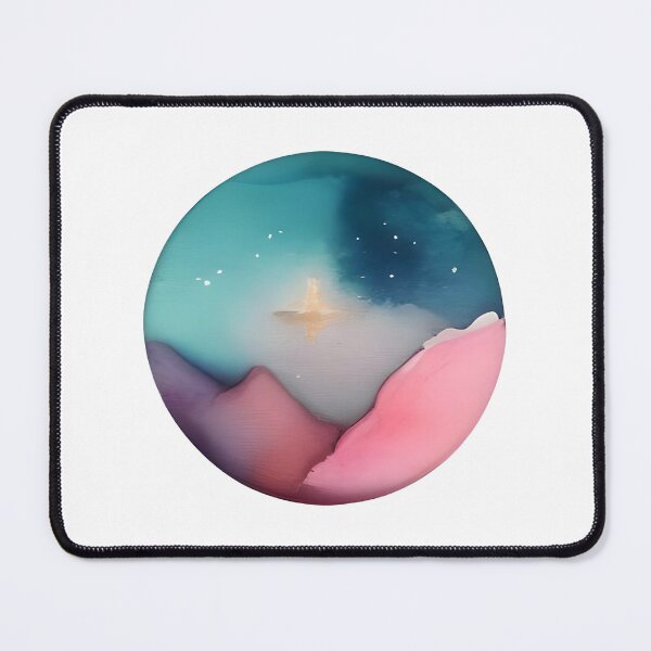 Item preview, Celestial Glow Over Dreamlike Hills designed and sold by SavvyJuanDesign.